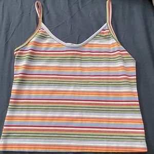 RAD Clothing by Weaver - Vintage looking (ish) Rainbow Baby Doll Tank Top